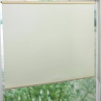 Штора Римская затемняющая 100 хлопок 170 x 37 см бежевый LA REDOUTE INTERIEURS  фото, kupilegko.ru